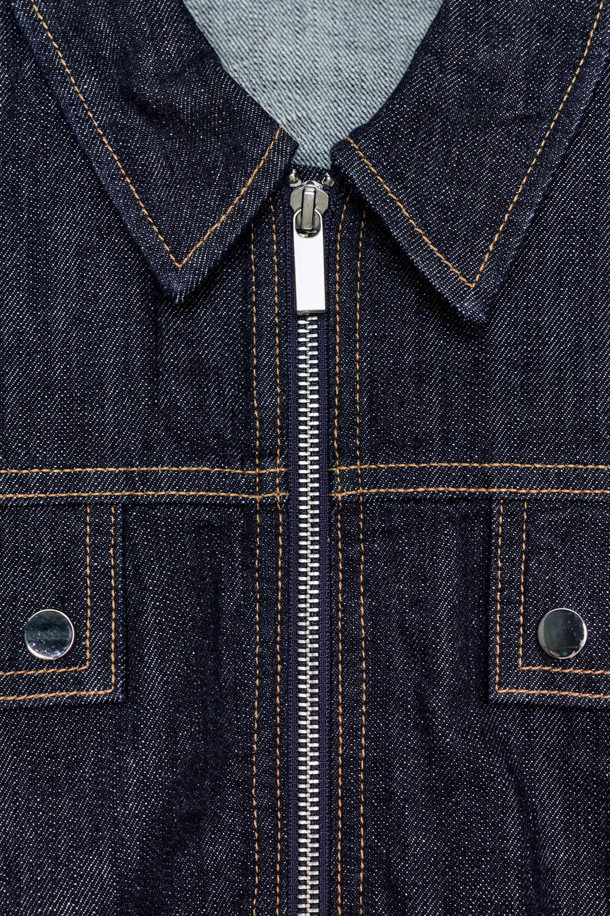 GILET Z1975 EN JEAN EFFET BALLON